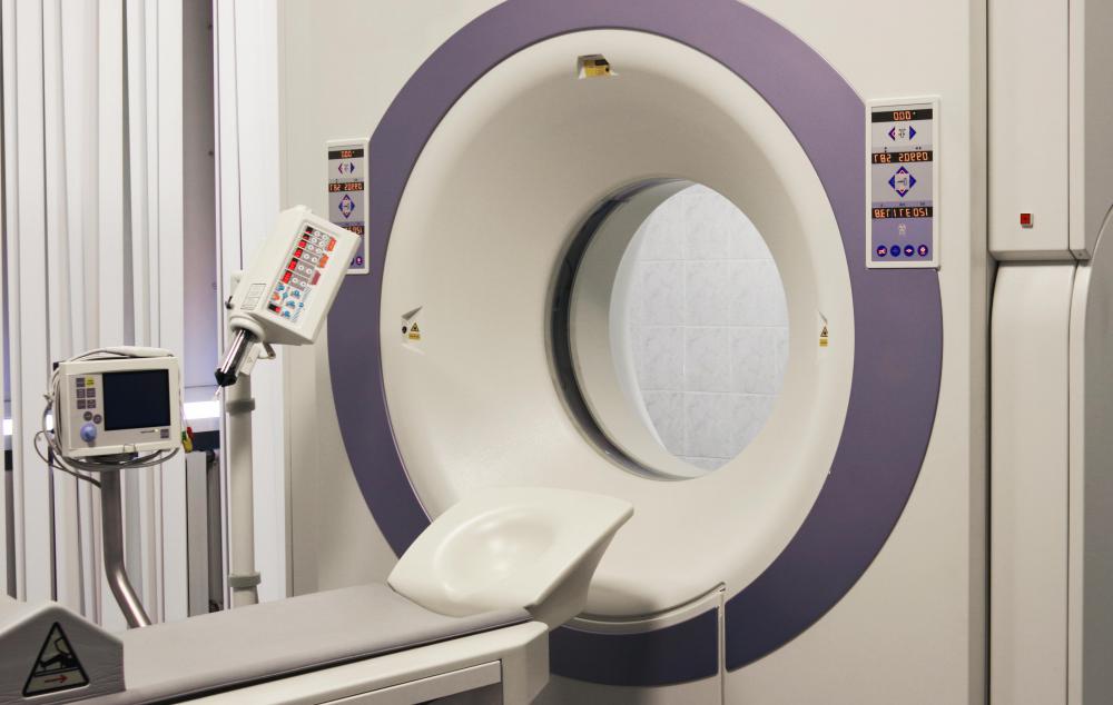 CT scanners are large medical electronic devices.