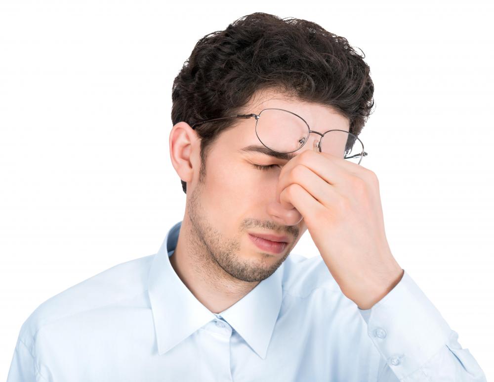 Sinus pressure can result from cervical lymphadenopathy caused by an infection.