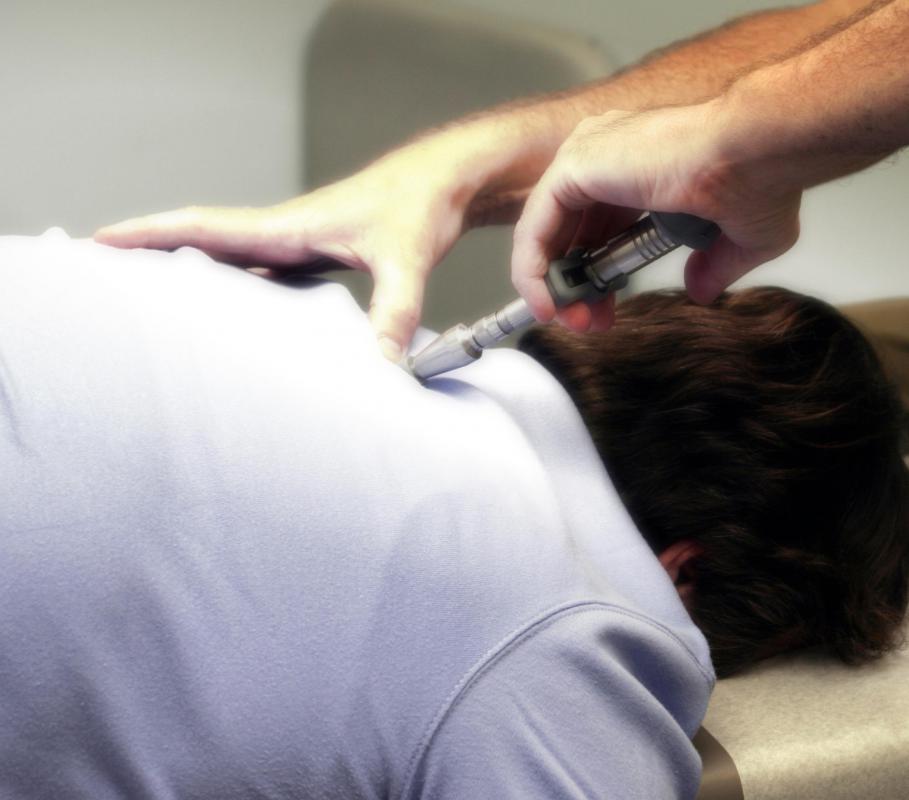 Some chiropractors use a tool called the activator.