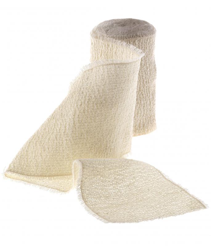 A pressure bandage works similar to a crepe bandage, in that it is wrapped tightly around the affected area in order to provide support and security.