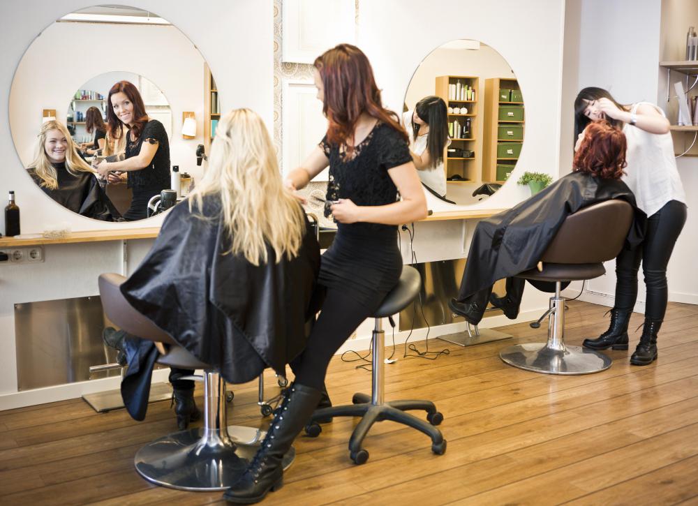 Many hair salons provide scalp massages as part of a hair treatment.