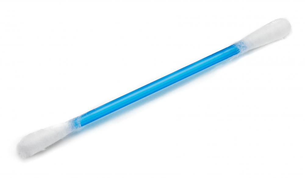 Use a cotton swab to apply medication to a canker sore.
