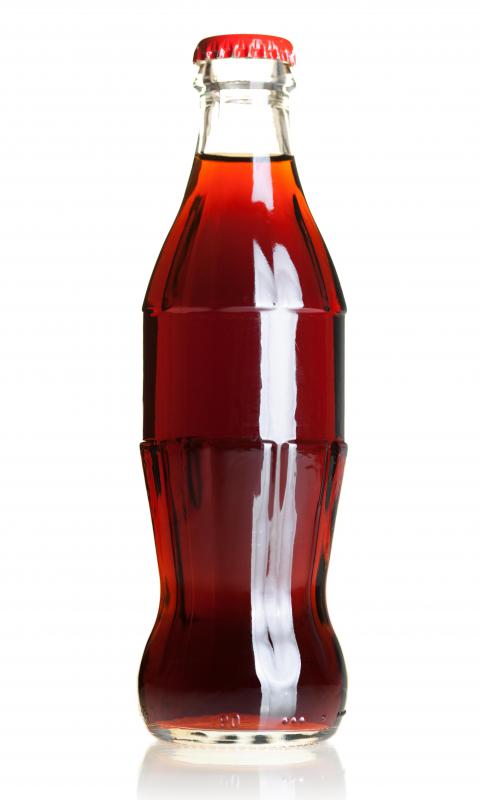 A bottle of soda.