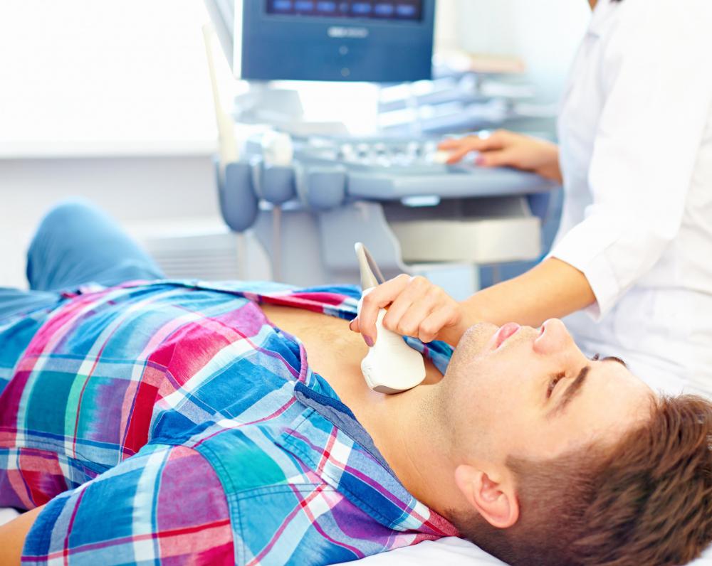 Ultrasound imaging may be performed to diagnose thyroid problems.