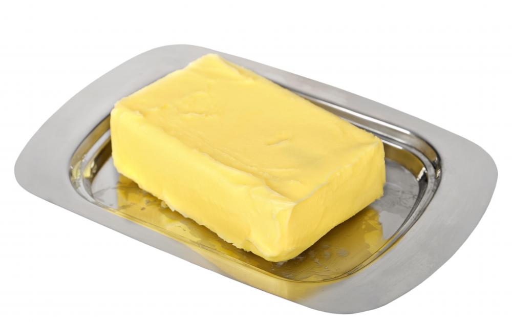 Butter is a saturated fat and extreme consumption of it may raise cholesterol levels in the blood.