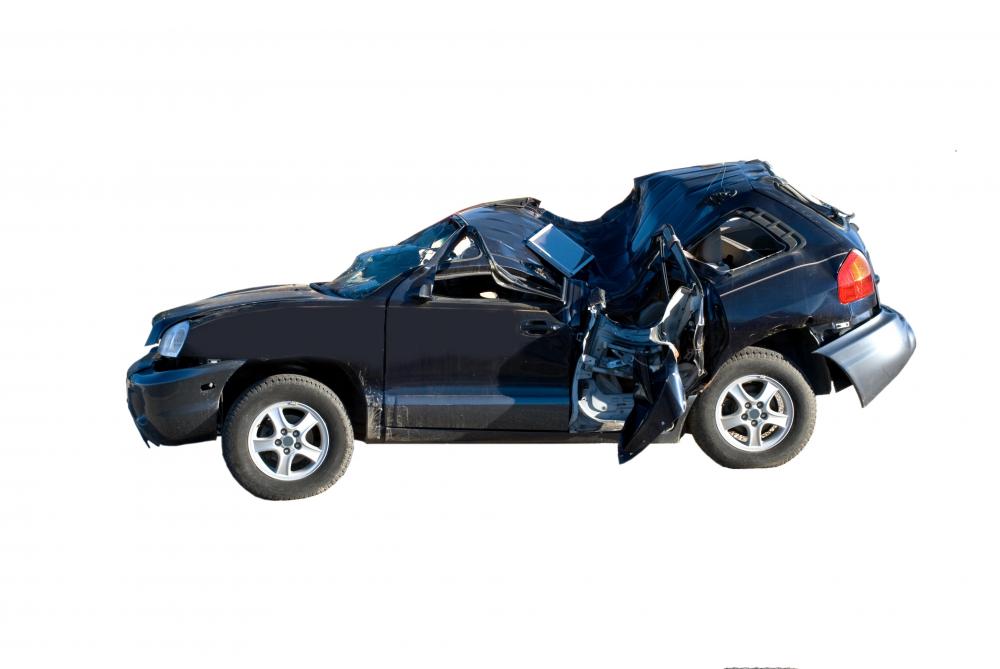 Perforated viscus commonly occurs in severe auto accidents where blunt abdominal trauma can occur.