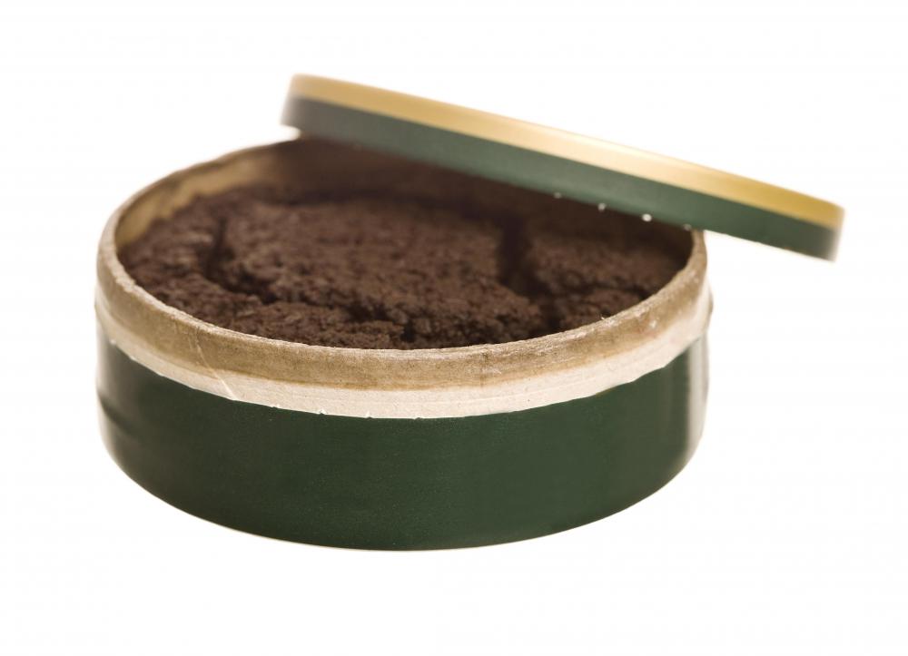 Chewing tobacco, which increases the risk of squamous cell carcinoma of the tongue.