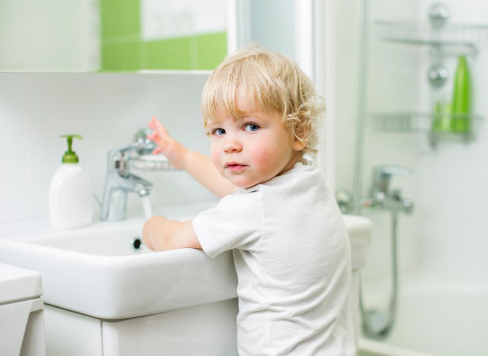 Children with poison ivy should wash their hands frequently to prevent infection.