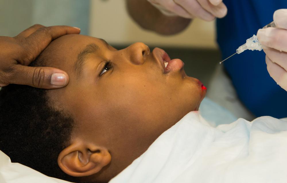 Anesthesia may be administered during the surgical removal of ear tags.
