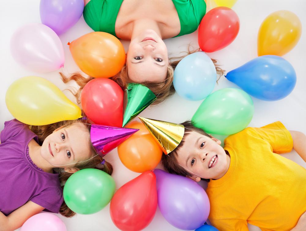 Kids' fitness centers may host birthday parties.
