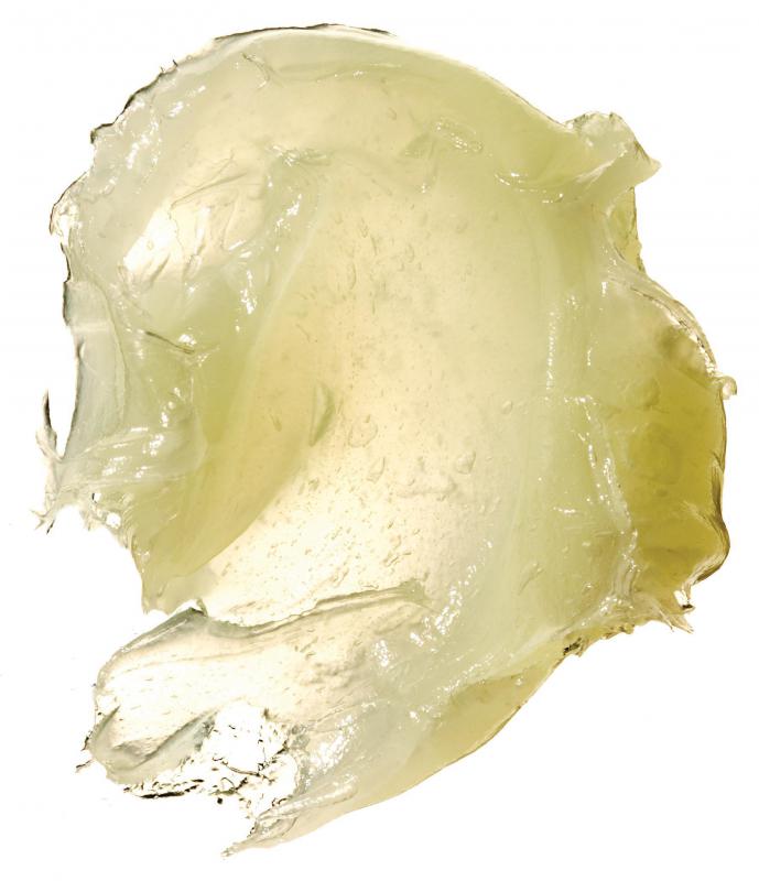 Petroleum jelly can make it easier to insert a suppository.