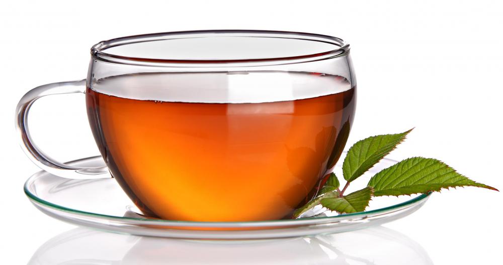 A cup of peppermint tea.