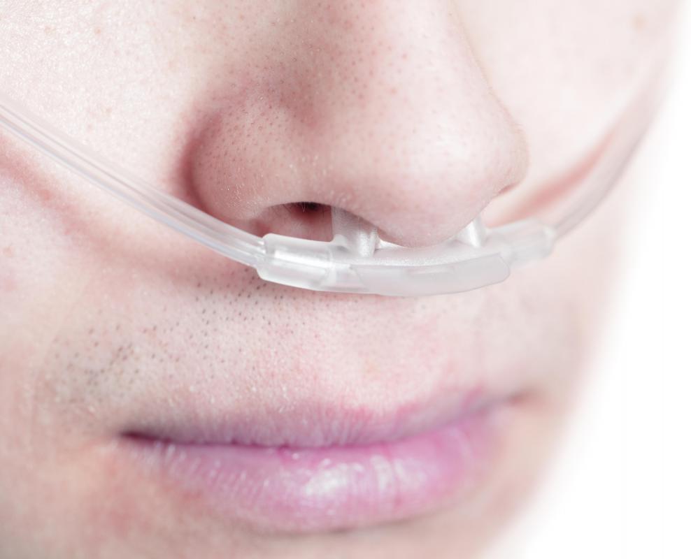 Oxygen therapy may be administered to boost a patient's immune system.