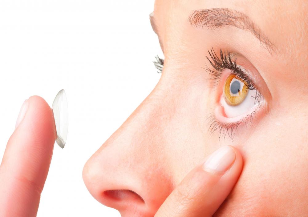 Contact lenses are a type of ophthalmic lens.