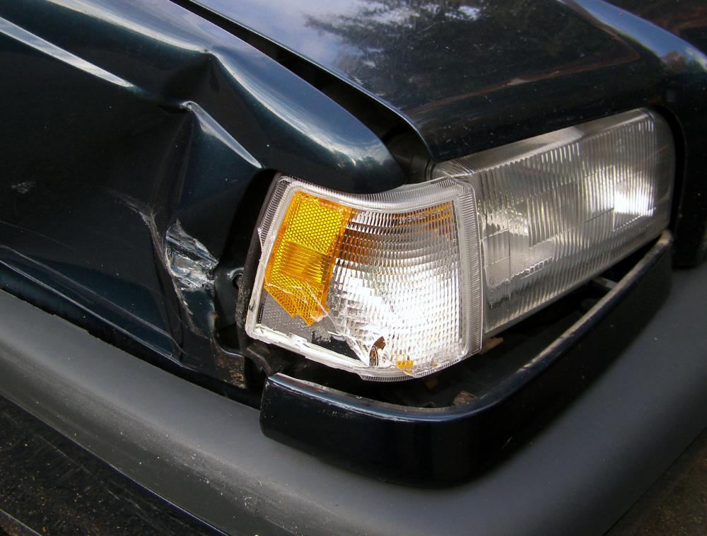 Auto accidents can be caused by faulty road designs.