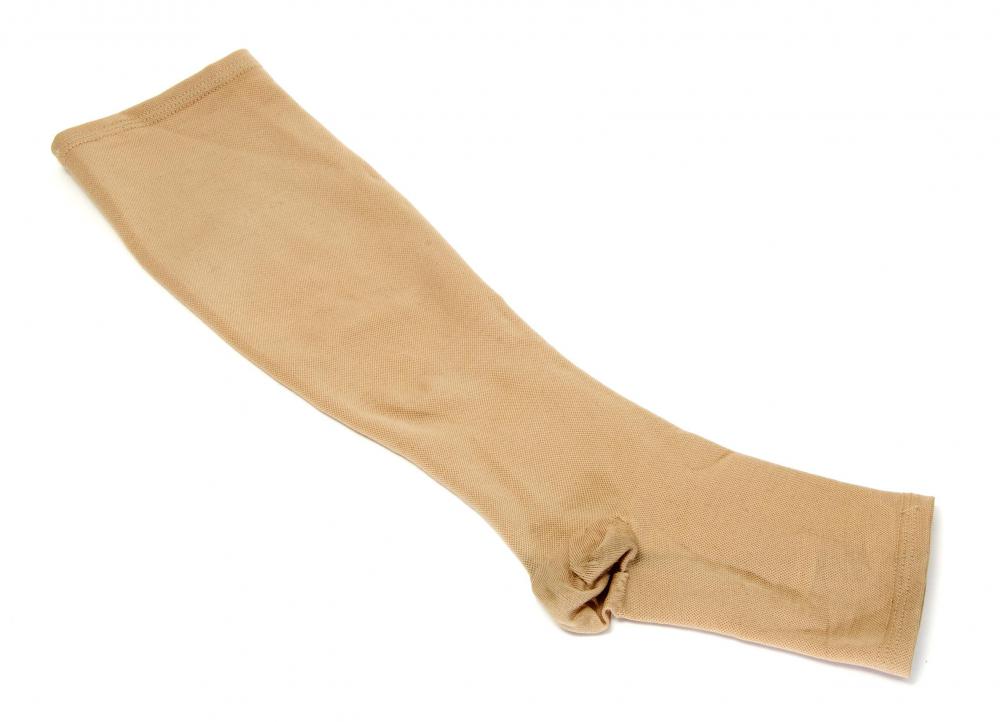 Compression stockings may help relieve symptoms and slow progression of varicose veins.