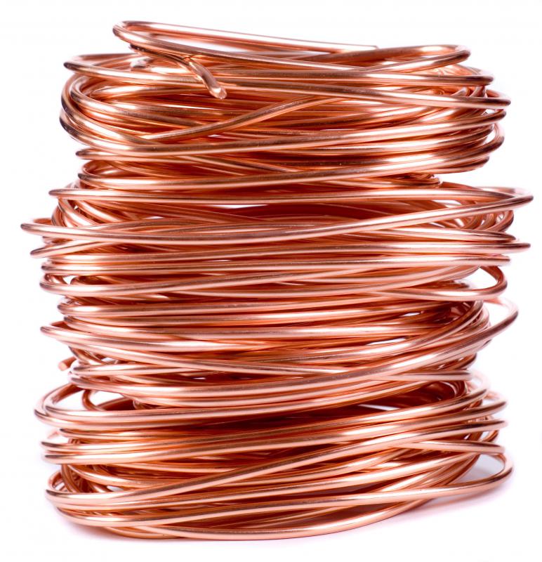Copper wire can be used for making jewelry.