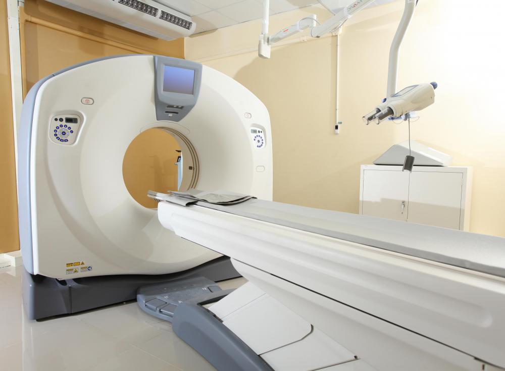A doctor may perform a CT scan to determine the location of an embolism.