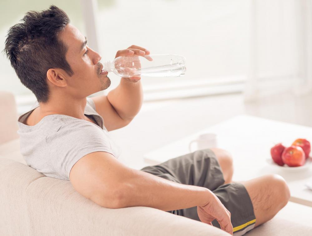Staying hydrated can prevent cramps.