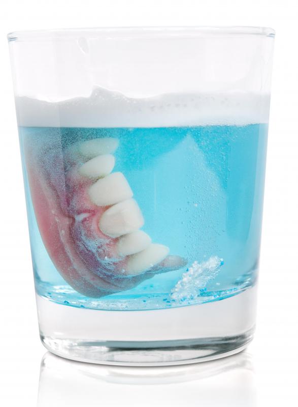 Some partial dentures are designed to be removed for cleaning.