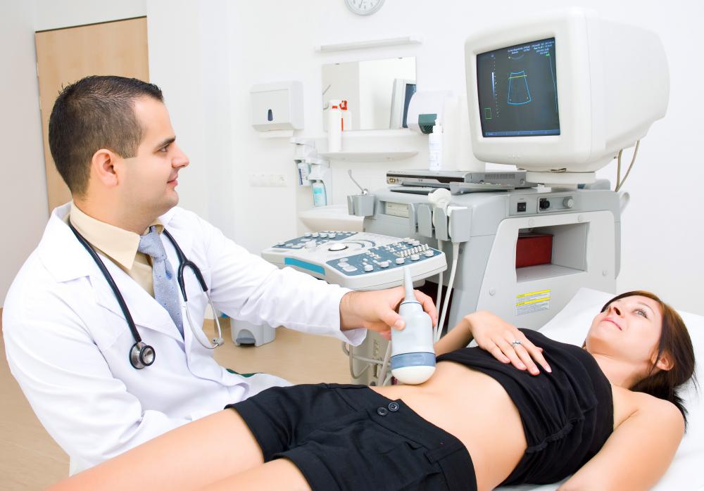 Doctors can use ultrasound technology to diagnose the cause of abdominal pain.