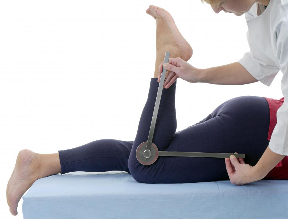 The human knee, which joins the femur and tibia, is classified as a hinge joint based on range of motion.