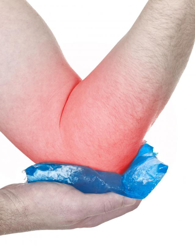 Ulnar nerve damage may occur as a result of an injury.