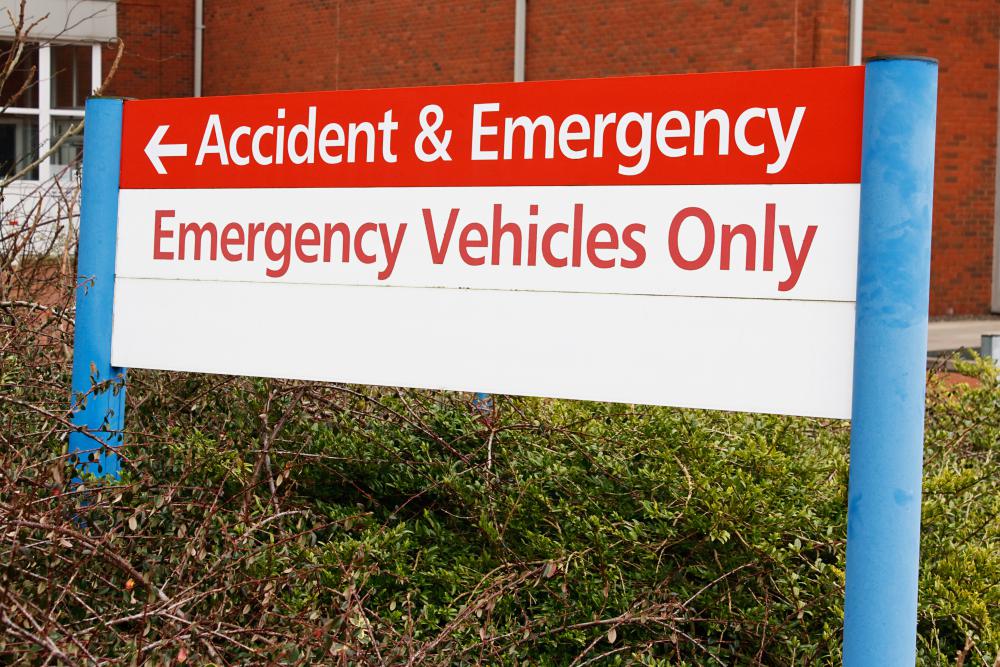 Hot water burns may require a trip to the emergency room.