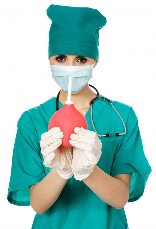 Enemas may be administered in a medical setting.