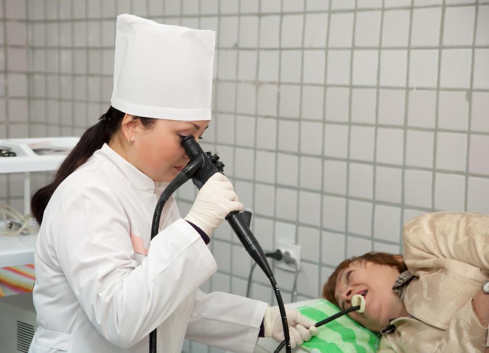 An endoscopy may need to be performed to determine the cause of coffee ground vomiting.