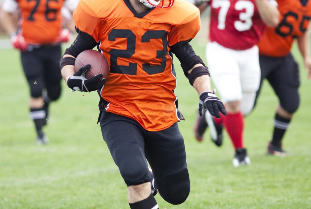 Running backs are susceptible to knee injuries because of how frequently they are tackled.