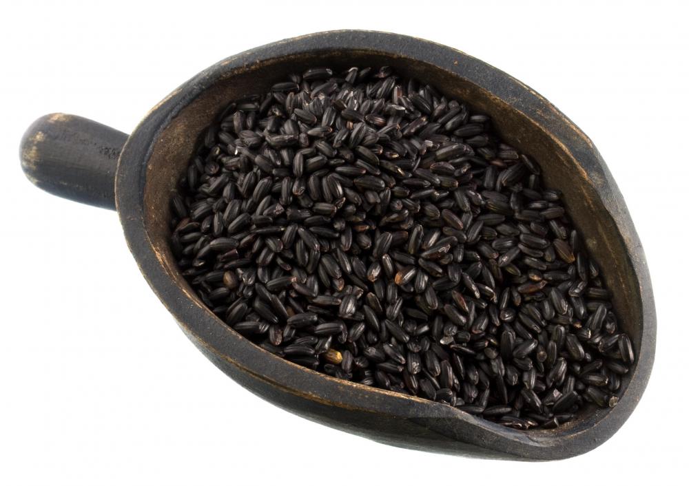 Black rice is high in antioxidants and fiber.