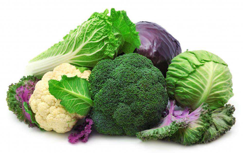 Broccoli, cabbage, and cauliflower are examples of cruciferous vegetables.