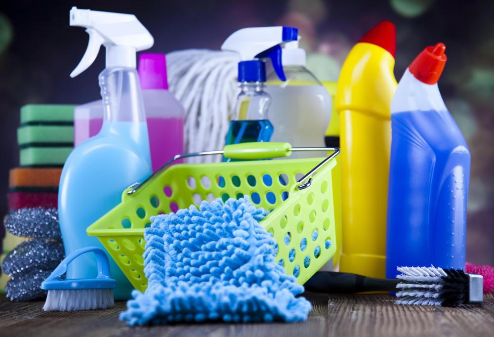 Cleaning products contain formaldehyde.