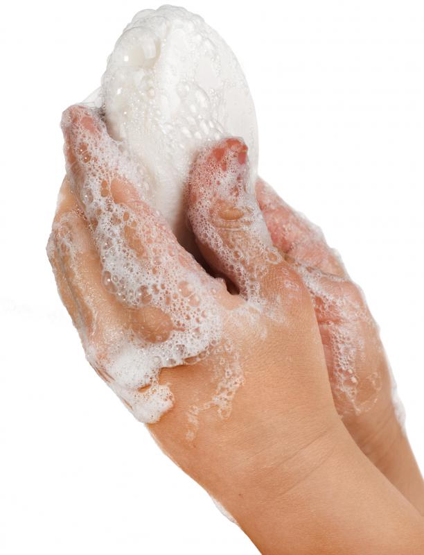 It's important to wash one's hands thoroughly before and after handling a catheter.