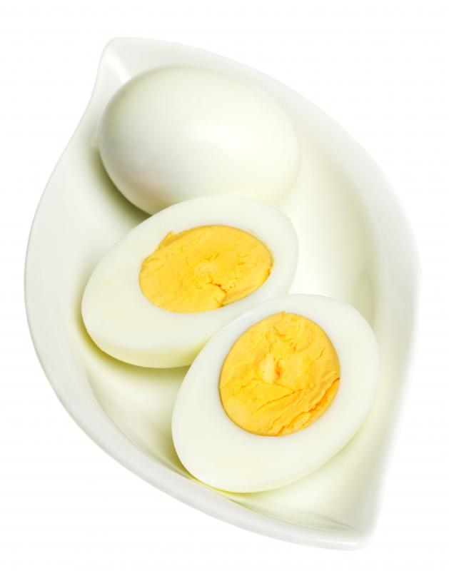 Hard boiled eggs.