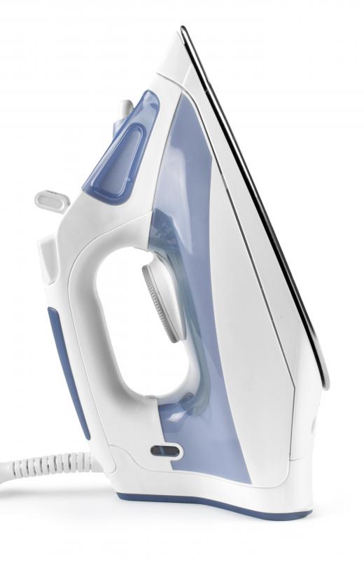 Steam irons should be filled with deionized water.