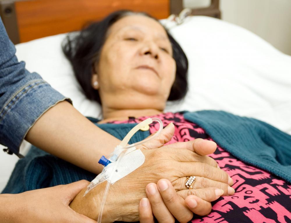 Morphine can help to comfort a terminally ill patient.
