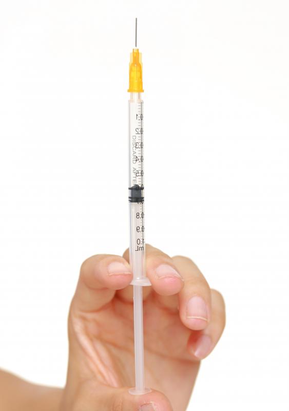 It may be necessary for diabetics to inject insulin several times a day to maintain their blood sugar at proper levels.