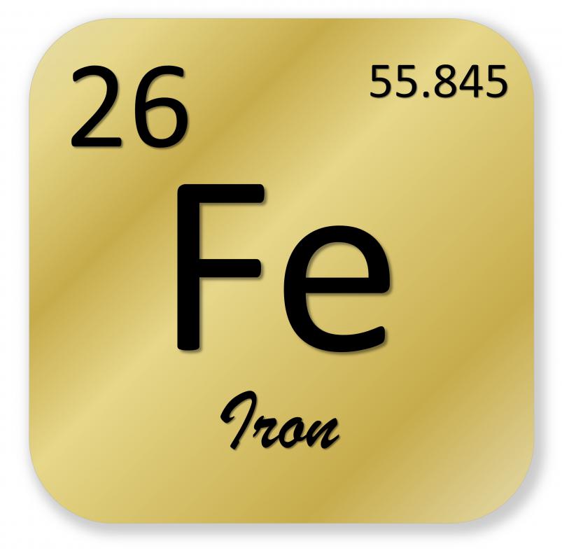 Iron is one of the many trace elements that a body needs to function properly.