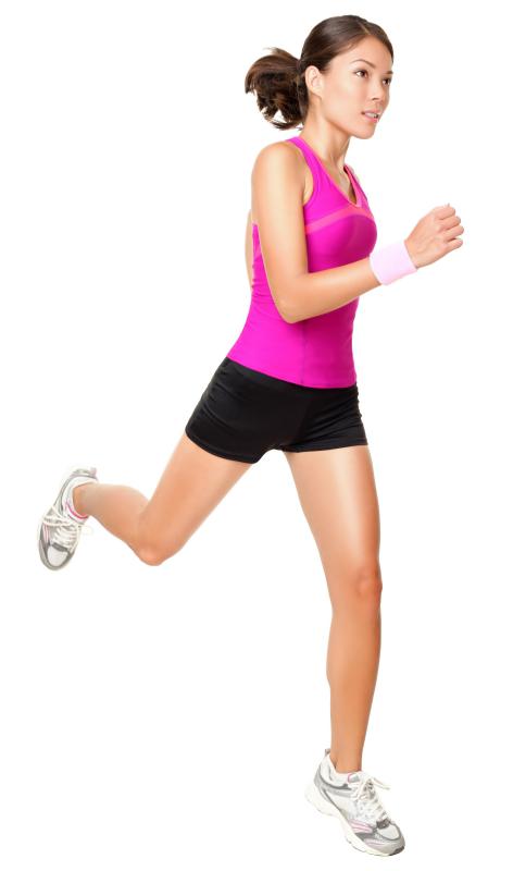 Jogging can be part of a shred workout.
