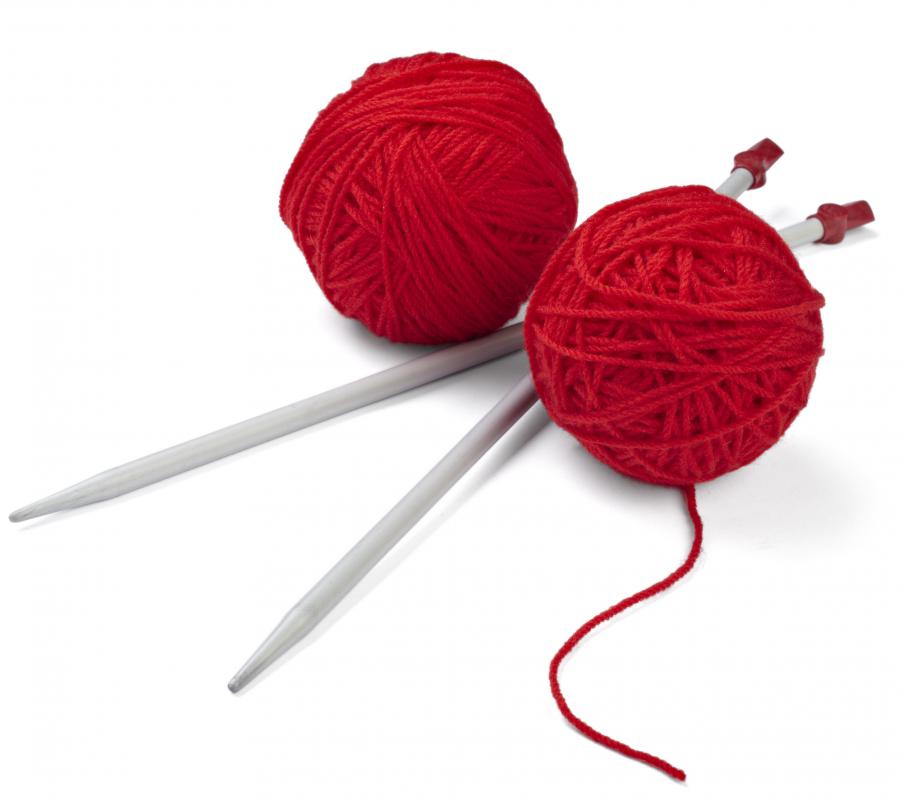 Knitting relies on fine motor skills and good manual dexterity.