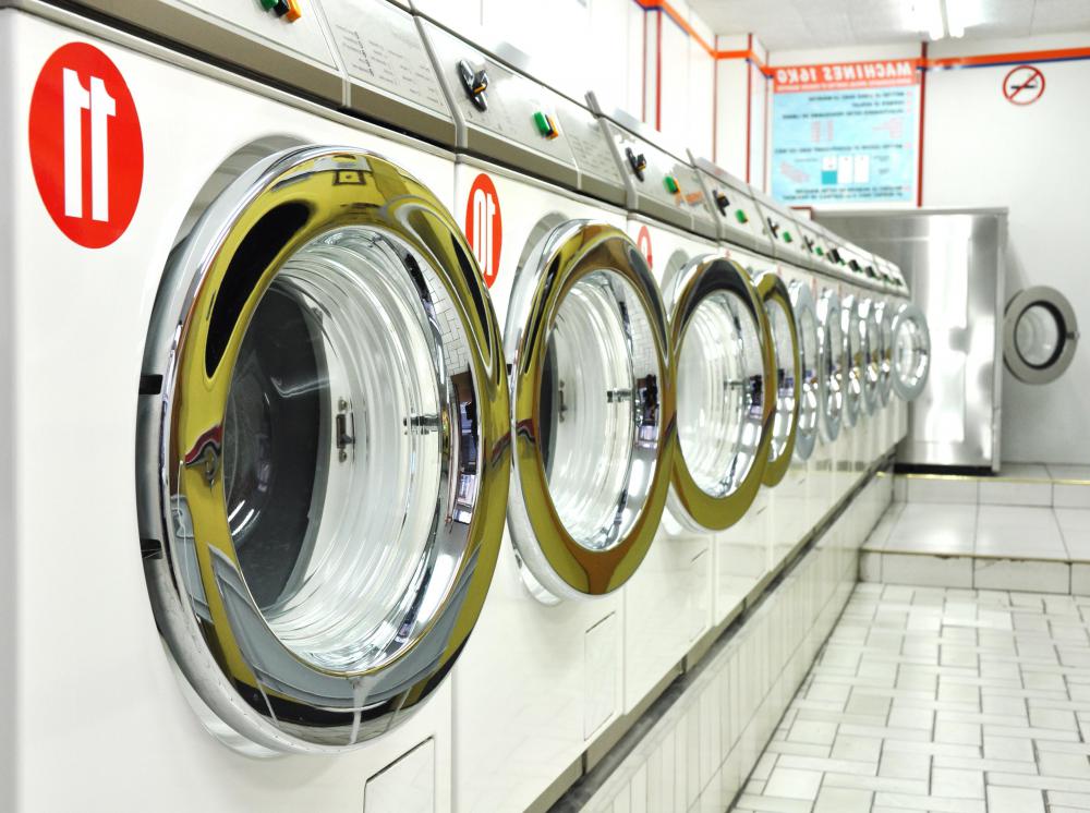 Familiar strangers might be part of a laundromat experience.