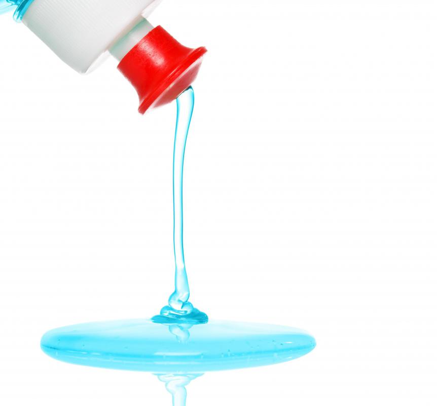Some water blisters may be due to an allergy to household cleaning products.