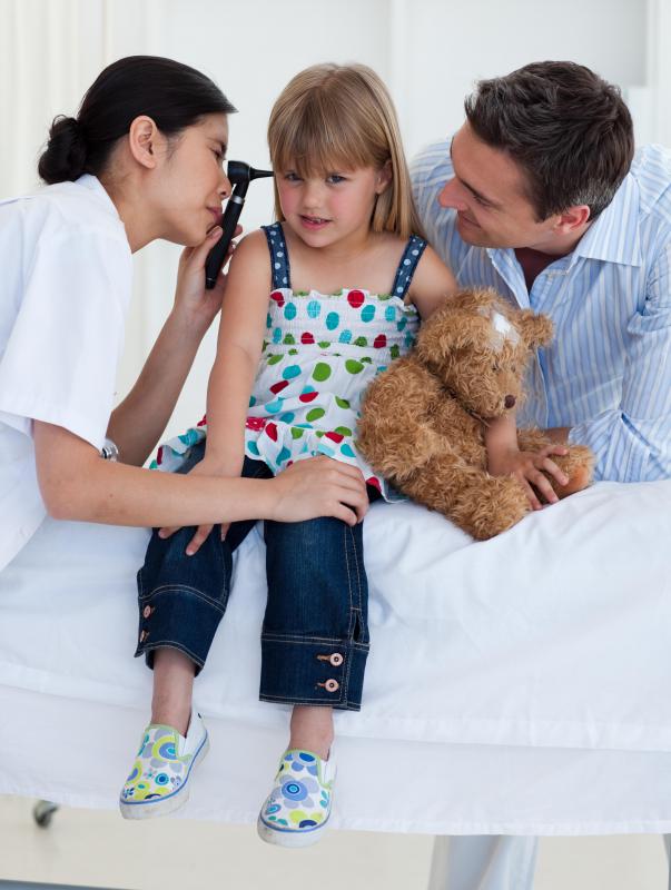 Ear infections may be treated at an outpatient clinic.