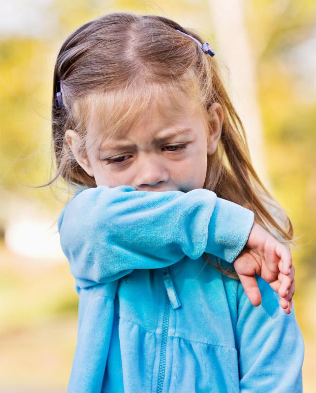 Coughing may a sign of an acute illness.