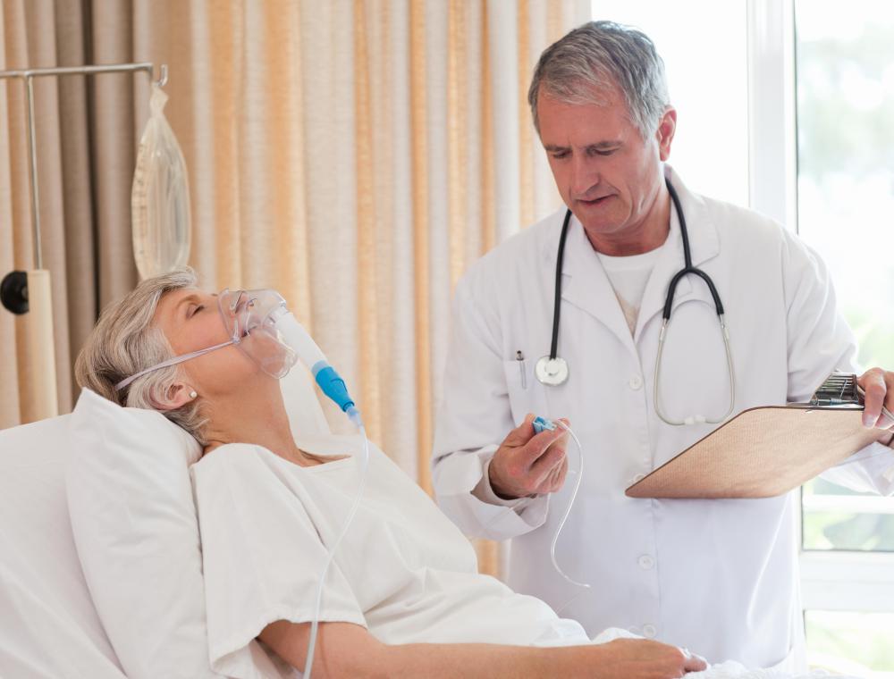 The use of a respirator may be facilitated by a tracheal cannula.