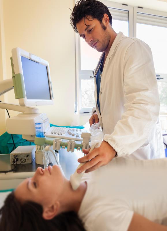 Thyroid nodules may be discovered when checking for other conditions.