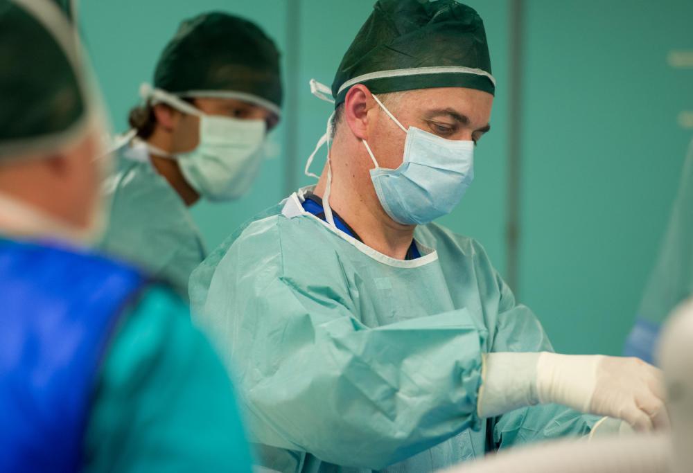 Surgery may be required to treat breast nodules.