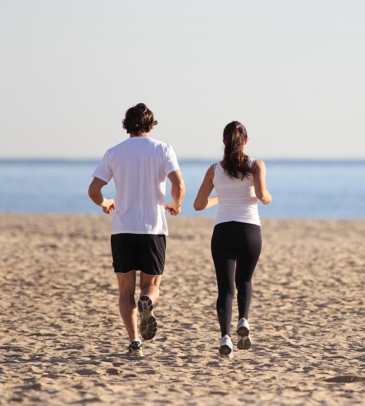 Walking and jogging on sand burns more calories than performing the same workout on pavement.